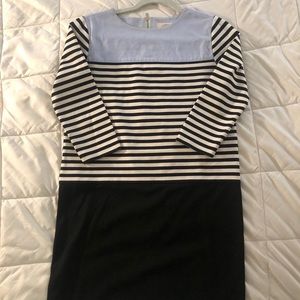 LOFT color block shift dress